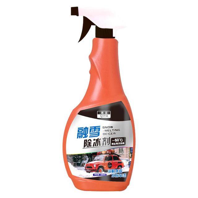 Deicing Spray Harmless Defrost Spray Windshield 500ml Defrost